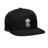 Snapback Baseball Cap - black