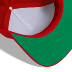 Snapback Baseball Cap - red