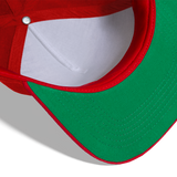 Snapback Baseball Cap - red