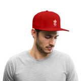 Snapback Baseball Cap - red