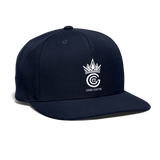 Snapback Baseball Cap - navy